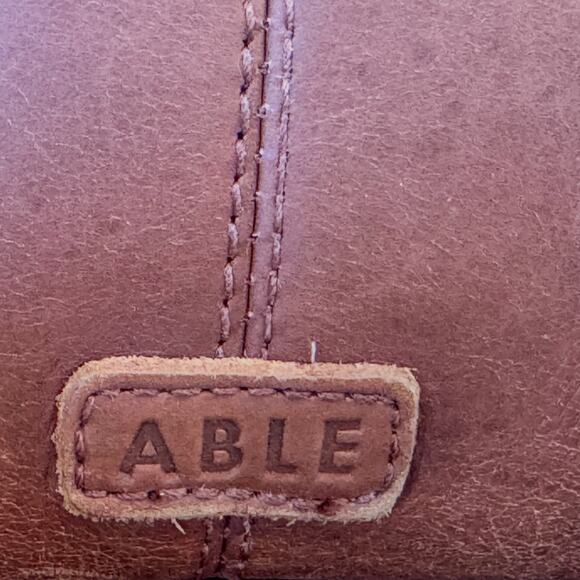 Able Local + Global Liliana Everyday Backpack Genuine Cognac Leather, Brazil - Picture 7 of 15